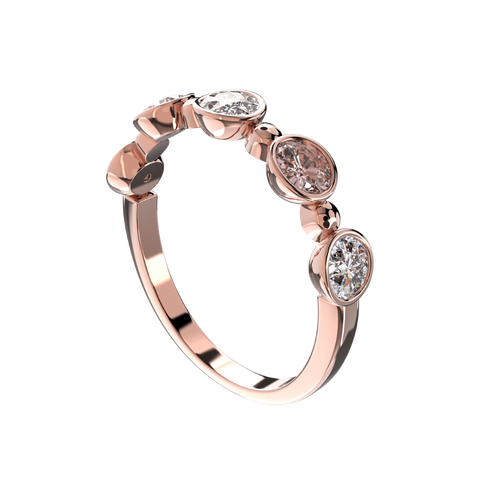 Multi Shine Rose Quartz & Topaz