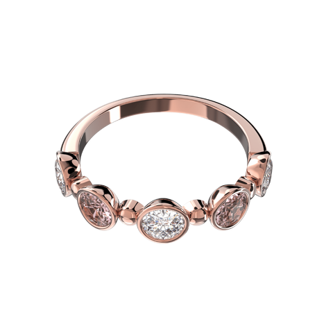 Multi Shine Rose Quartz & Topaz