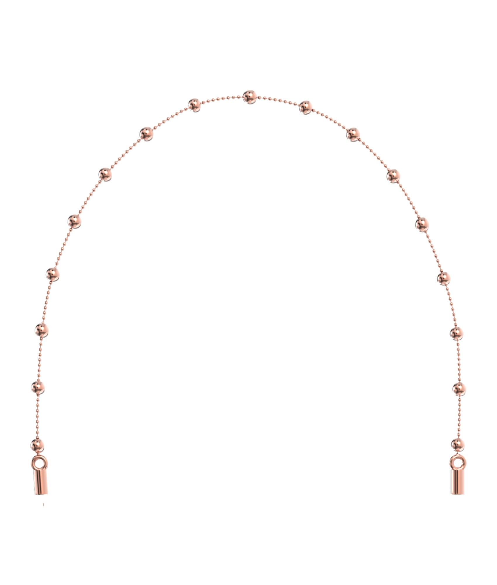 Roségoldene Fantasiekette aus dem Atelier VI VA