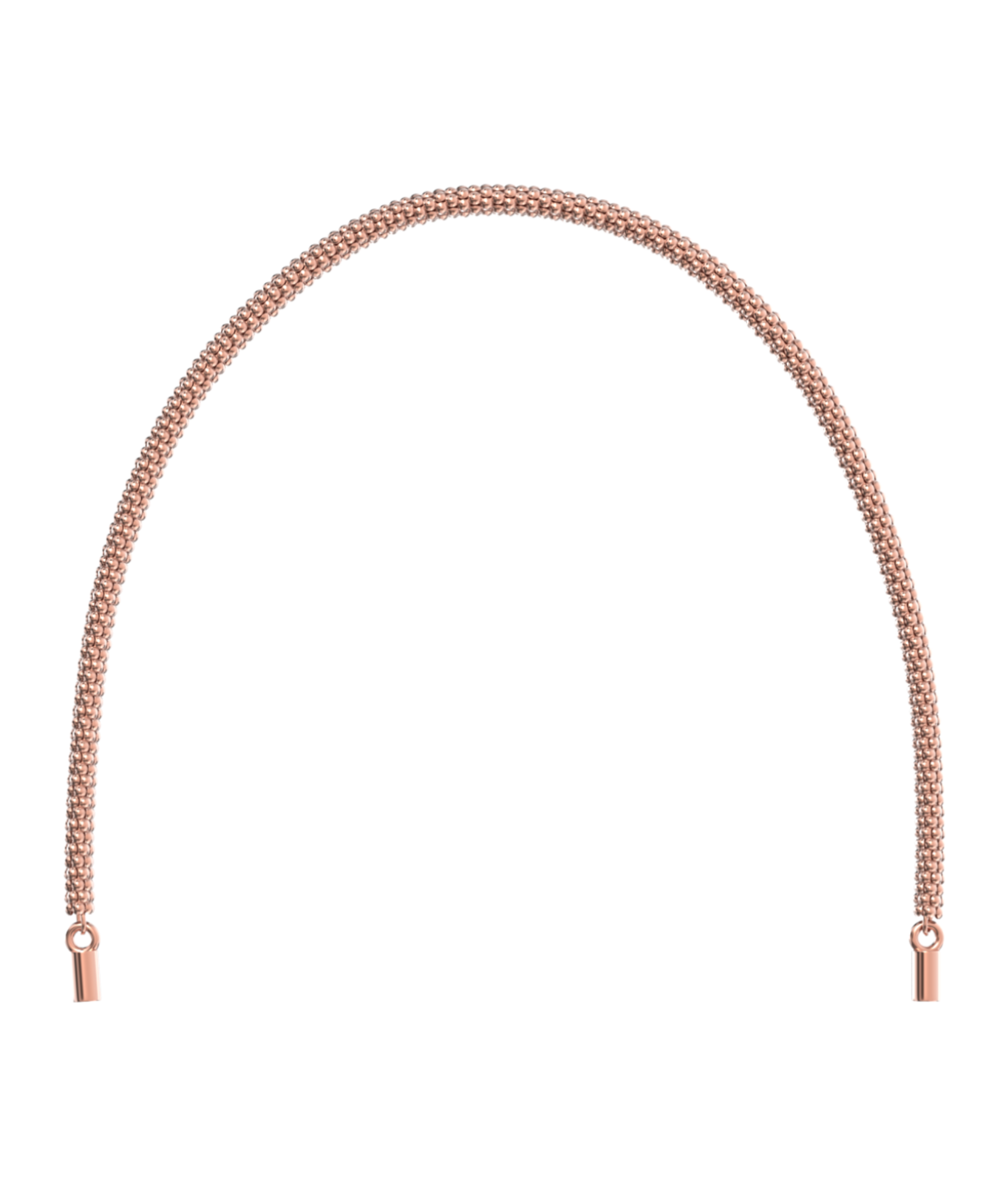 Roségoldene Himbeerkette aus dem Atelier VI VA