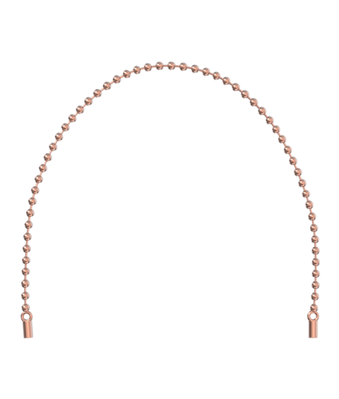 Roségoldene Kugelkette aus dem Atelier VI VA