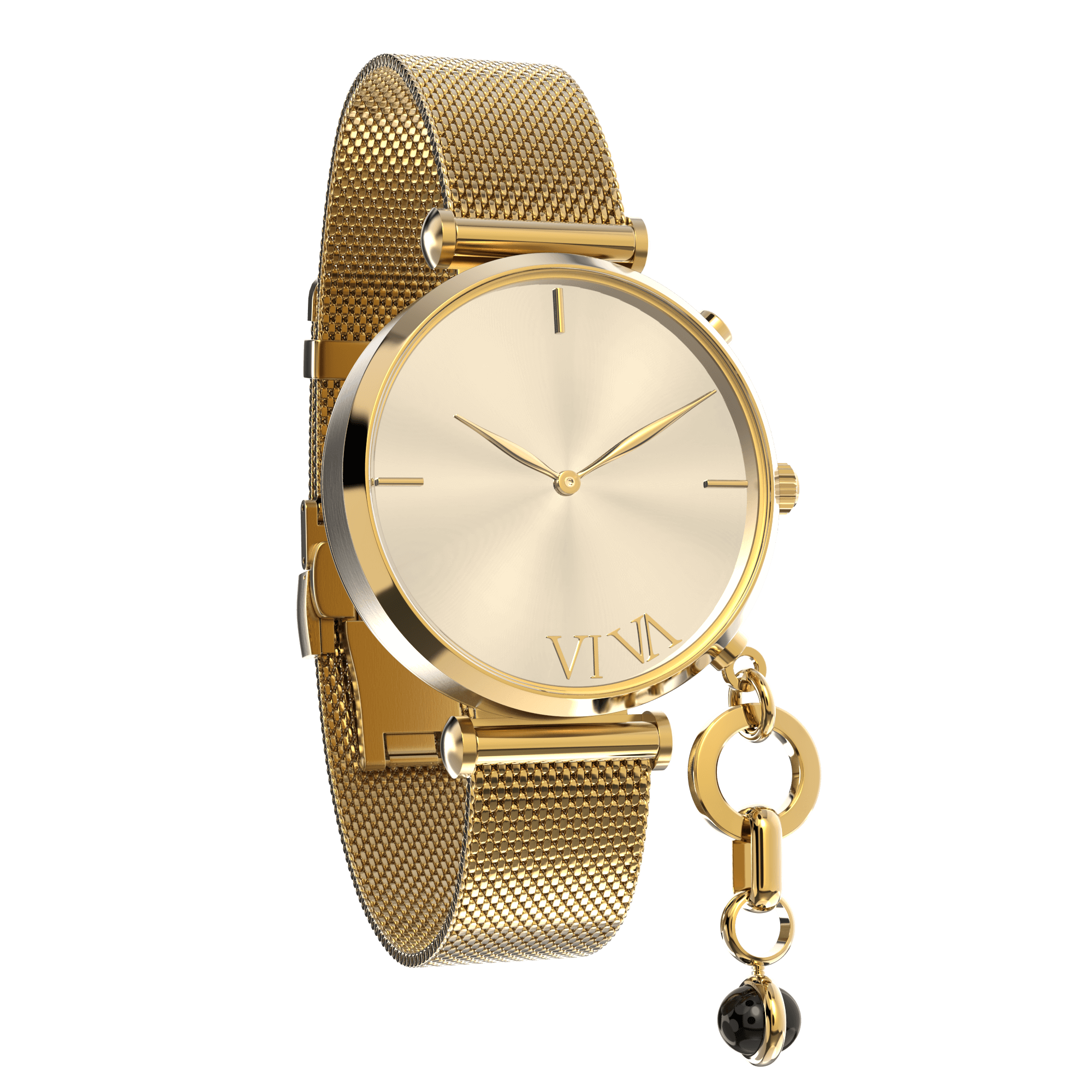 VI VA Gold mit Eternal Black Onyx Zeitfänger