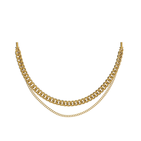 Eternal Vibes Gold ArtChain aus 925 Sterling Silber 18 Karat vergoldet aus dem ATELIER VI VA